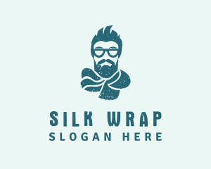 Scarf Shades Man logo design