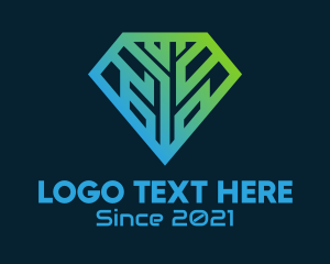 Gradient Diamond Tech logo