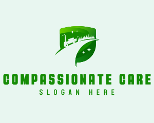 Sparkling Shield Lawn Care logo design