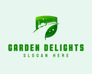 Sparkling Shield Lawn Care logo design