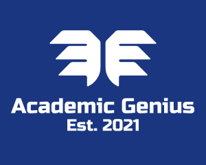 Academic Book Wings logo design