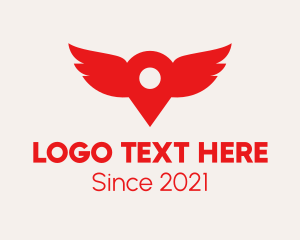 App - Tracker App Wings logo design