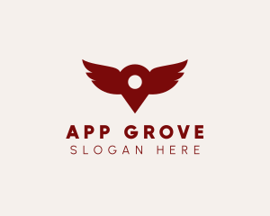 Tracker App Wings  logo