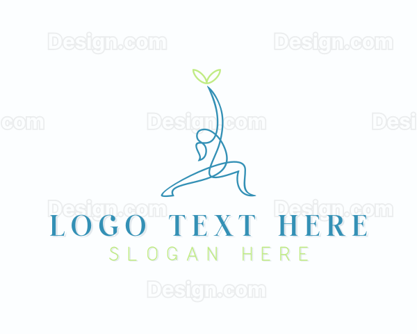 Fitness Yoga Health Logo