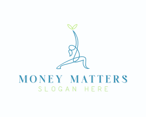 Fitness Yoga Health Logo