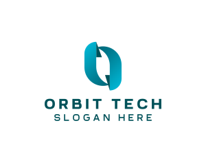 Modern Tech Letter O  logo design