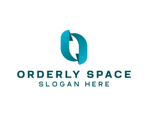 Modern Tech Letter O  logo design