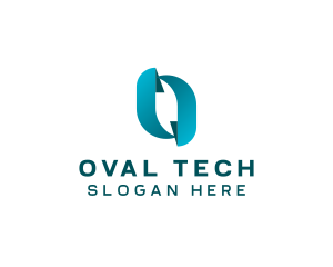 Modern Tech Letter O  logo design