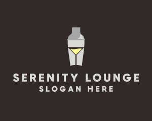 Cocktail Shaker Glass  logo design