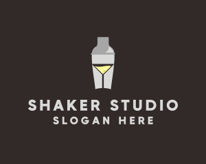 Cocktail Shaker Glass  logo