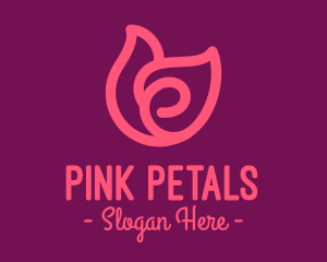 Pink Tulip Petals logo design