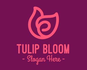 Pink Tulip Petals logo