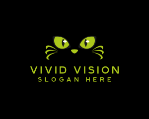 Surveillance Cat Eye logo design