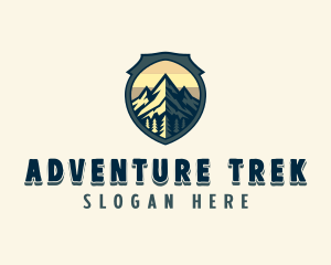 Adventure Mountain Hiker logo design