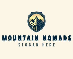 Adventure Mountain Hiker logo design