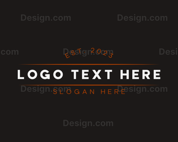 Simple Masculine Business Logo