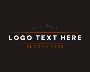 Simple Masculine Business logo