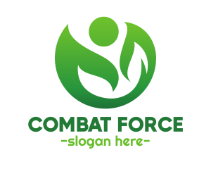 Green Mother Leaf logo