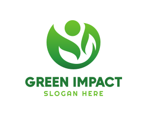 Green Mother Leaf logo