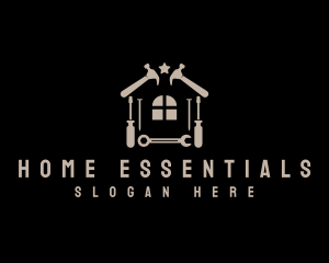 Home Construction Tools logo design