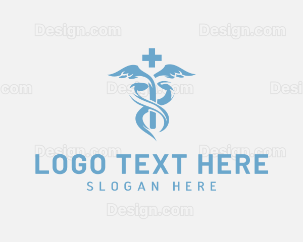 Minimal Medical Caduceus Logo