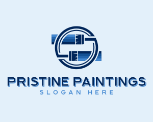 Paint Brush Refurbish logo design