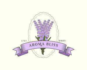 Lavender Flower Garden logo design