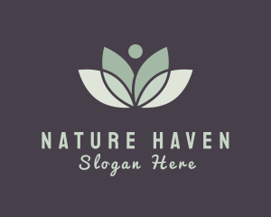 Natural Lotus Spa logo design