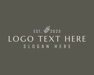 Classic Elegant Business Wordmark logo