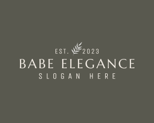 Classic Elegant Business Wordmark logo design