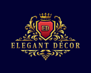 Elegant Royal Crest logo design