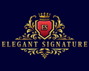 Elegant Royal Crest logo design