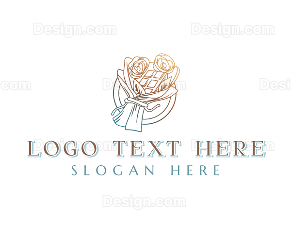 Floral Chocolate Bouquet Logo