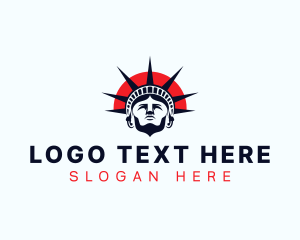 Statue of Liberty Patriot logo