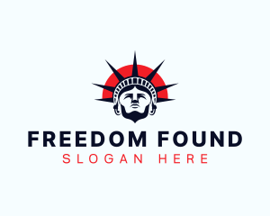 Statue of Liberty Patriot logo