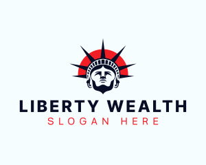 Statue of Liberty Patriot logo design