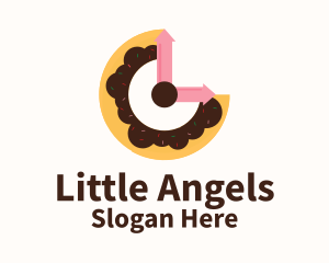 Sweet Doughnut Clock Logo