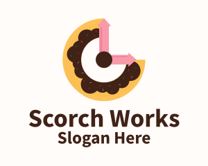 Sweet Doughnut Clock Logo