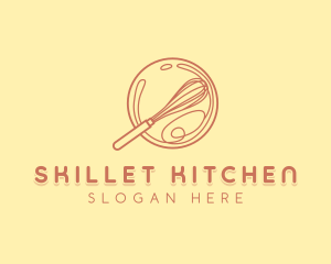 Elegant Baking Whisk logo design