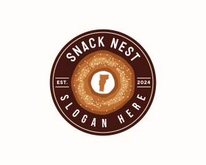 Vermont Pastry Doughnut logo design