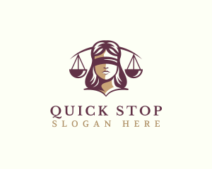 Justice Law Woman Logo