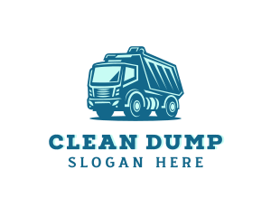 Dump Truck Trucking logo design