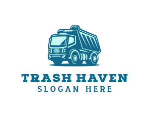 Dump Truck Trucking logo design