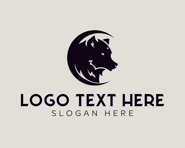 Dark logo example 4