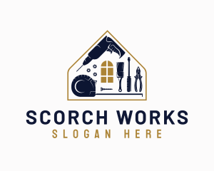 Home Renovation Tools logo design