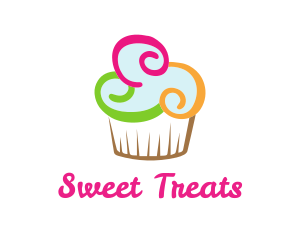 Colorful Cupcake Confectionery  logo