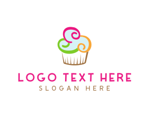 Colorful Cupcake Confectionery  logo