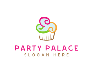 Colorful Cupcake Confectionery  logo design