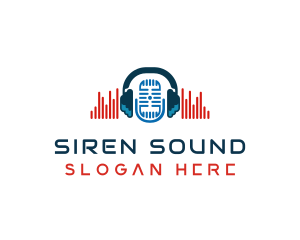 Sound Recording Microphone logo design