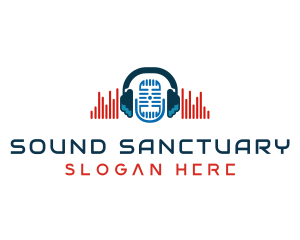 Sound Recording Microphone logo design